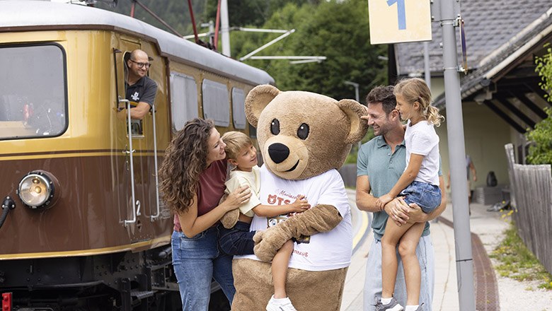 Ötscherbär Maskottchen, © NB/Schwarz-König