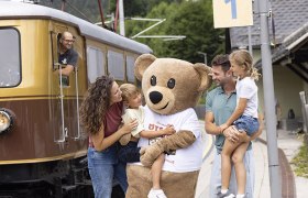 Ötscherbär Maskottchen, © NB/Schwarz-König