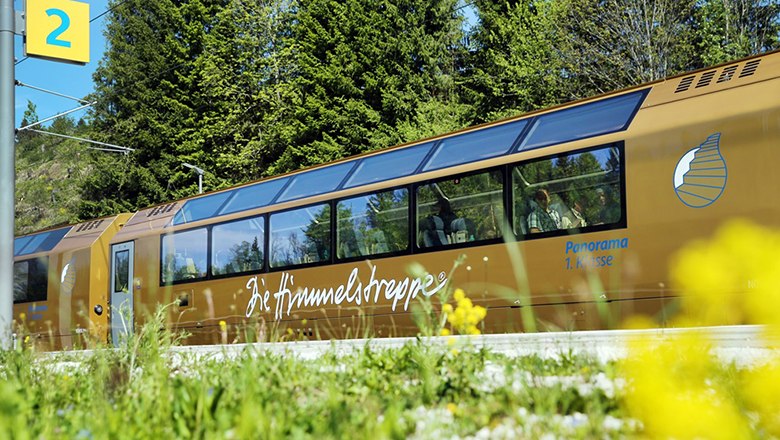 Mit dem Panoramawagen in den Frühling., © NB/weinfranz