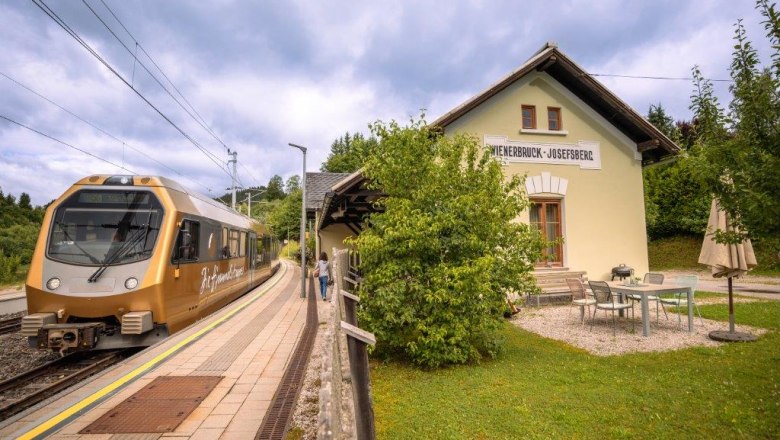 Urlaub am Bahnhof, © Niederösterreich Werbung / Maximilian Pawlikowsky