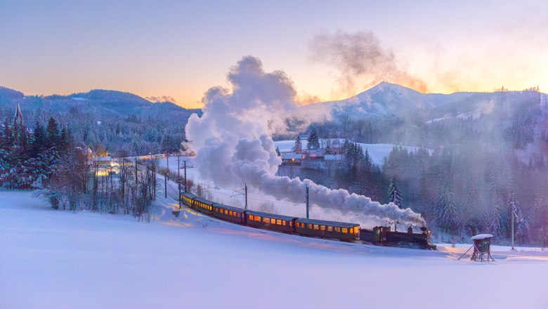 Mit dem Dampfzug nach Kirchberg., © NÖVOG/Gregory